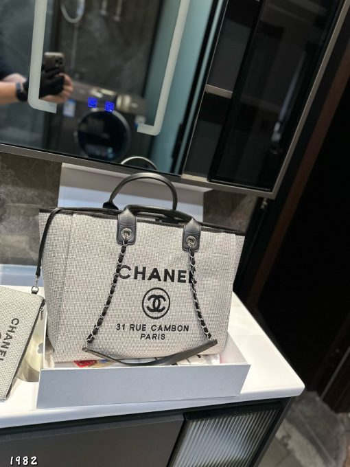 Chanel embroidered bag